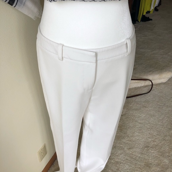 Etcetera tuxedo style white trousers size 6 - Picture 2 of 16